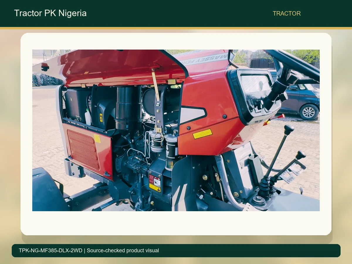 MF 385 Deluxe 2WD Tractor Package for Nigerian Buyers accurate product photo