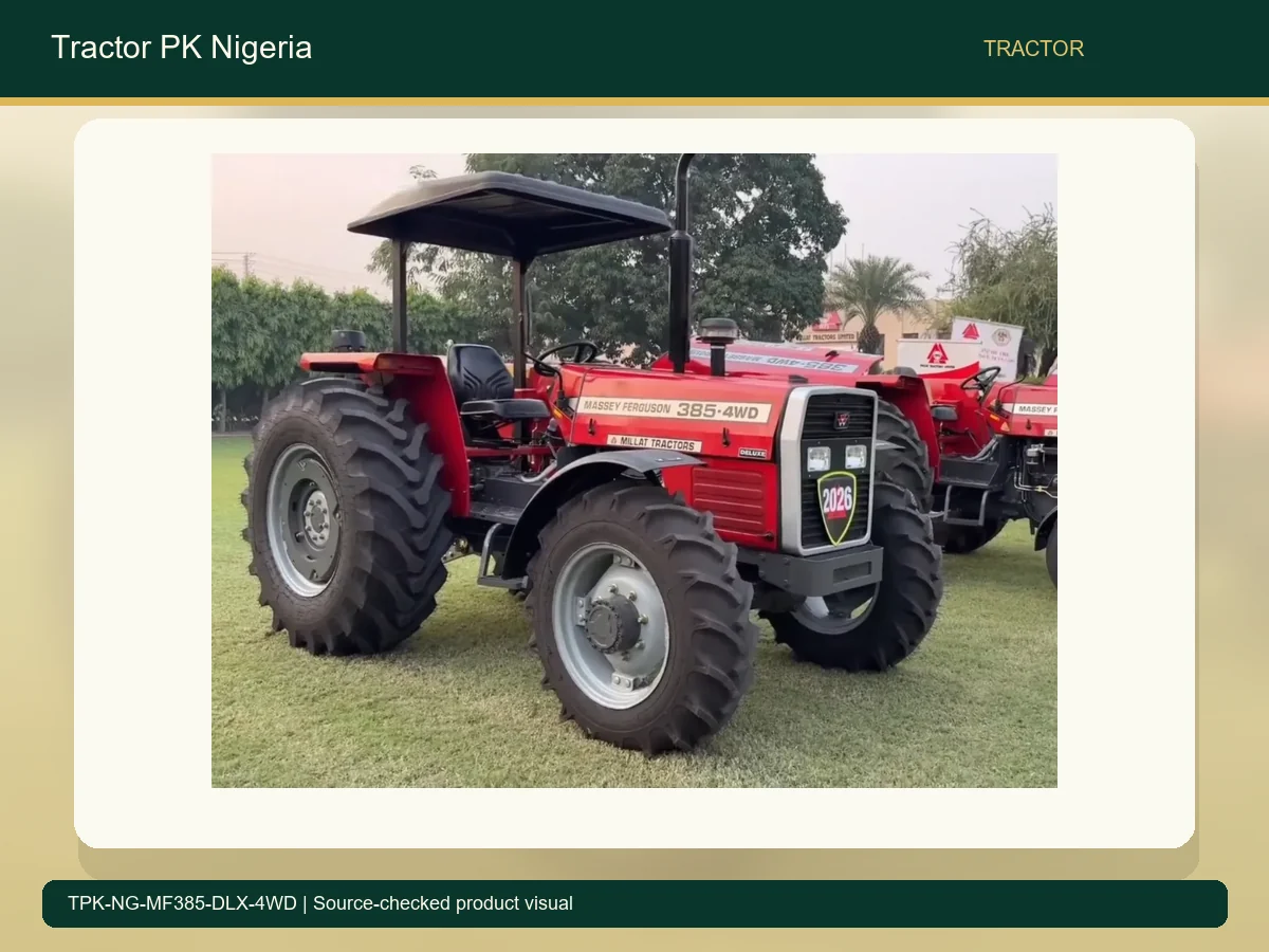 MF 385 Deluxe 4WD 2026 Tractor for Nigeria accurate product photo
