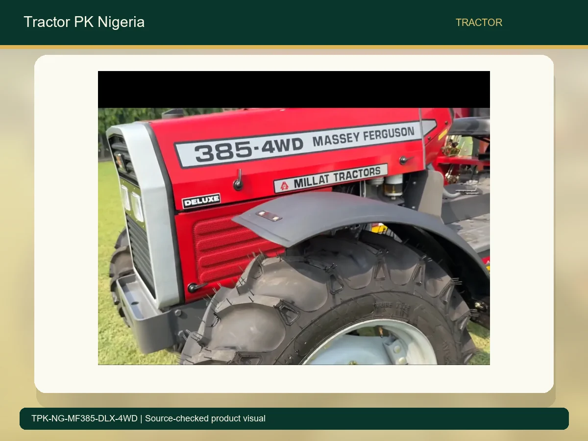 MF 385 Deluxe 4WD 2026 Tractor for Nigeria accurate product photo