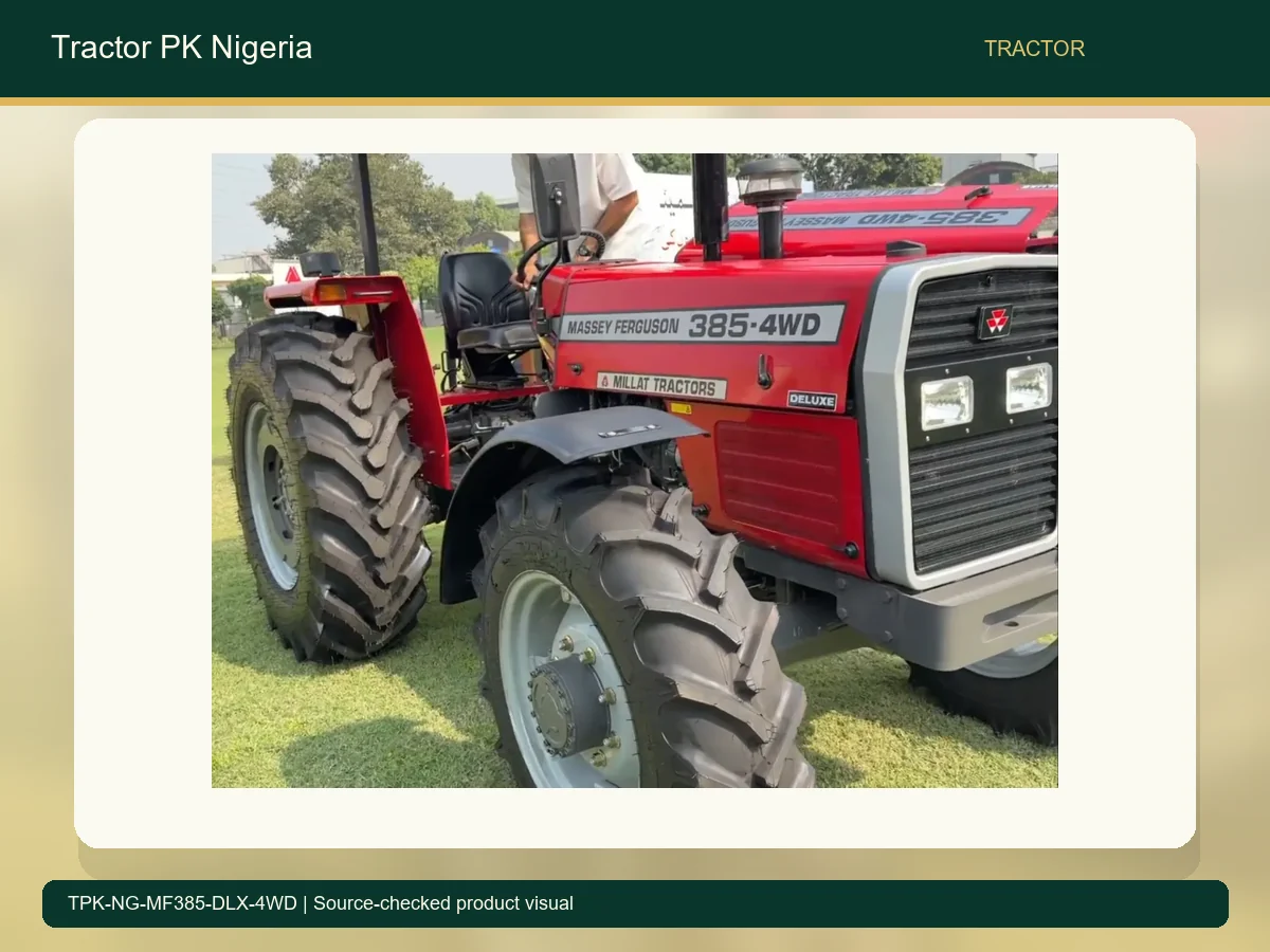 MF 385 Deluxe 4WD 2026 Tractor for Nigeria accurate product photo