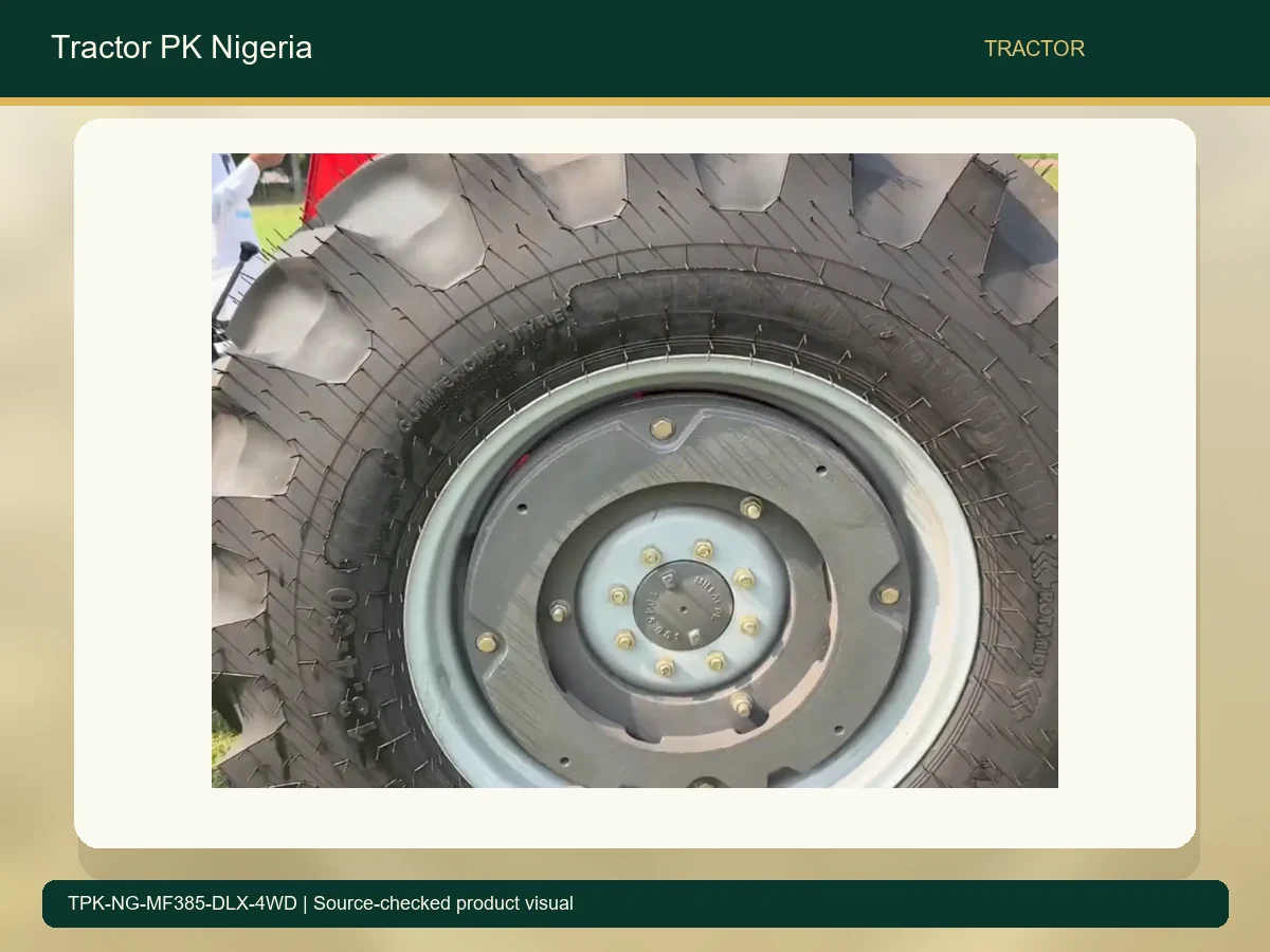 MF 385 Deluxe 4WD 2026 Tractor for Nigeria accurate product photo