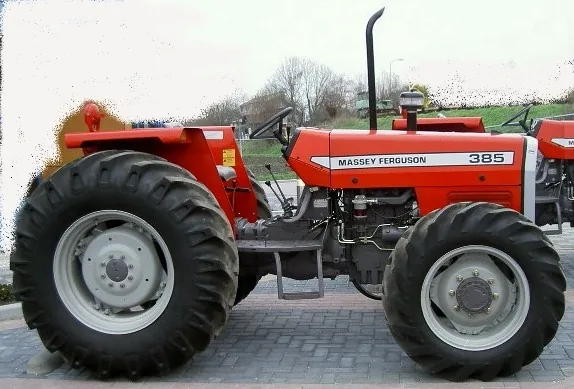 MF 385 4WD tractor prepared for export buyers